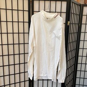 Redskins White Long Sleeve Men's Jersey